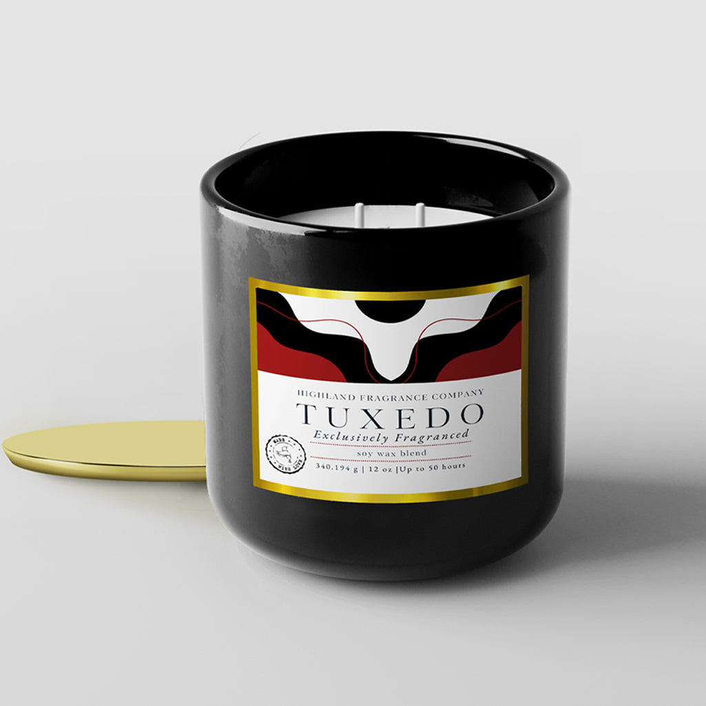 Tuxedo - 2 Wick Luxury Candle