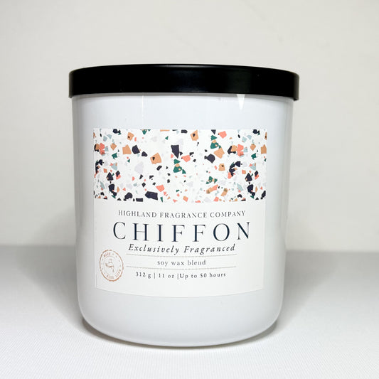 Chiffon Terrazzo - 2 Wick Candle (Wholesale 6 Candles)