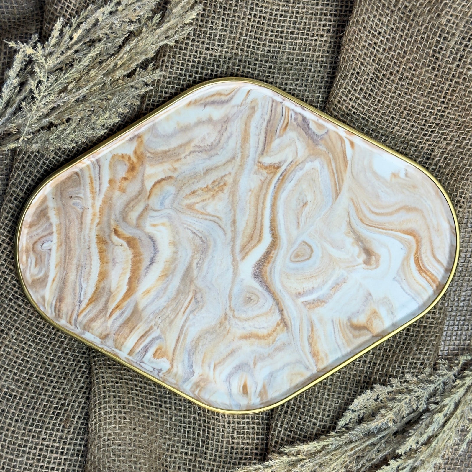 Diamond Tray - Brown