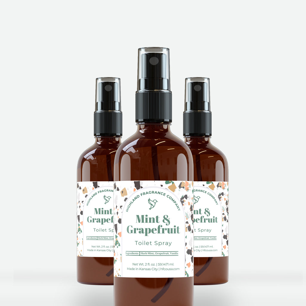 Grapefruit &amp; Mint - Toilet Spray (Wholesale 6 Bottles)