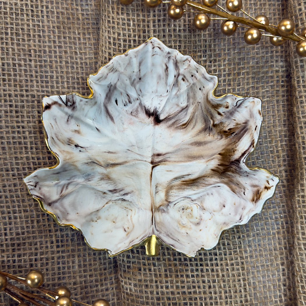 Leaf Marbled Tray